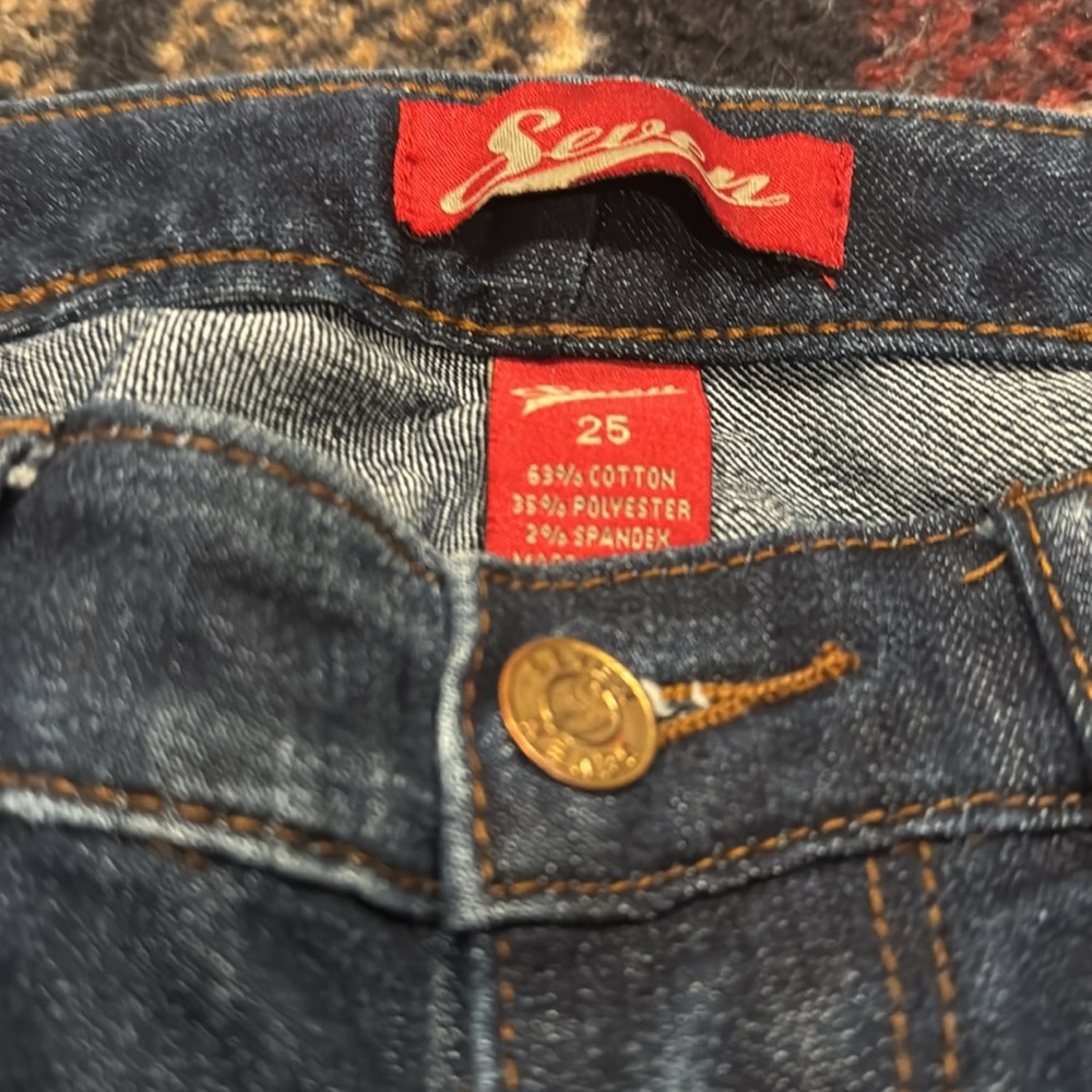 Women's Blue Jeans by Seven size 25 - Picture 2 of 10
